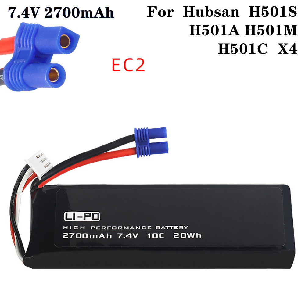 Rc Helicopter Battery - 7.4V 2700mAh 10C Original Battery for