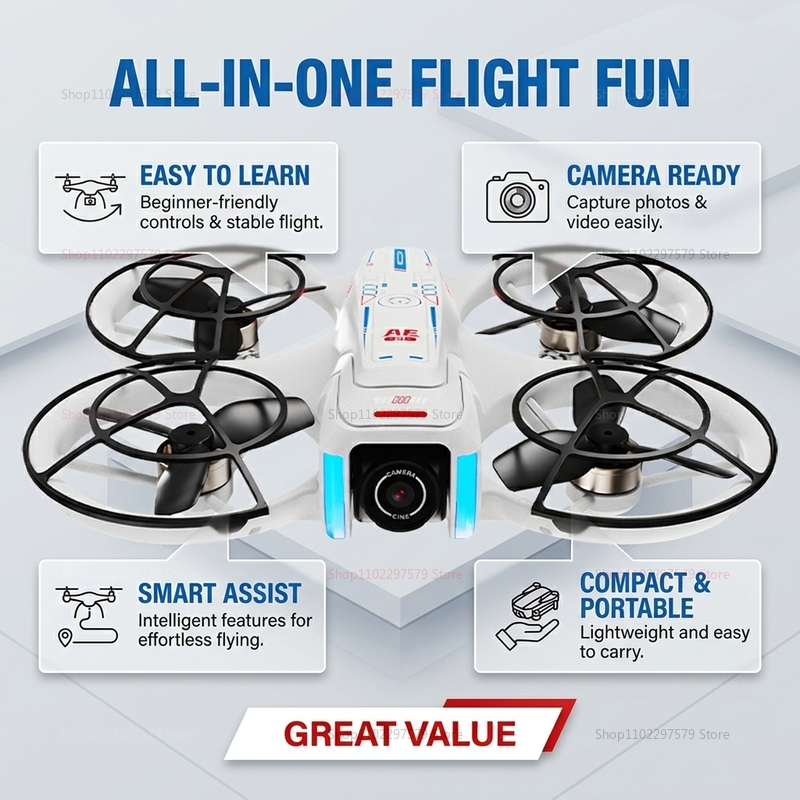 Introduction Drone GPS 8K Prof - Rc Helicopter Case avis et prix