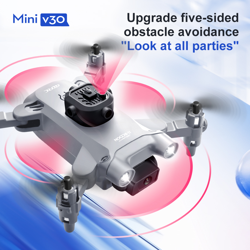 Mini V30 WiFi FPV Drone With 4 - Rc Helicopter Case avis et prix
