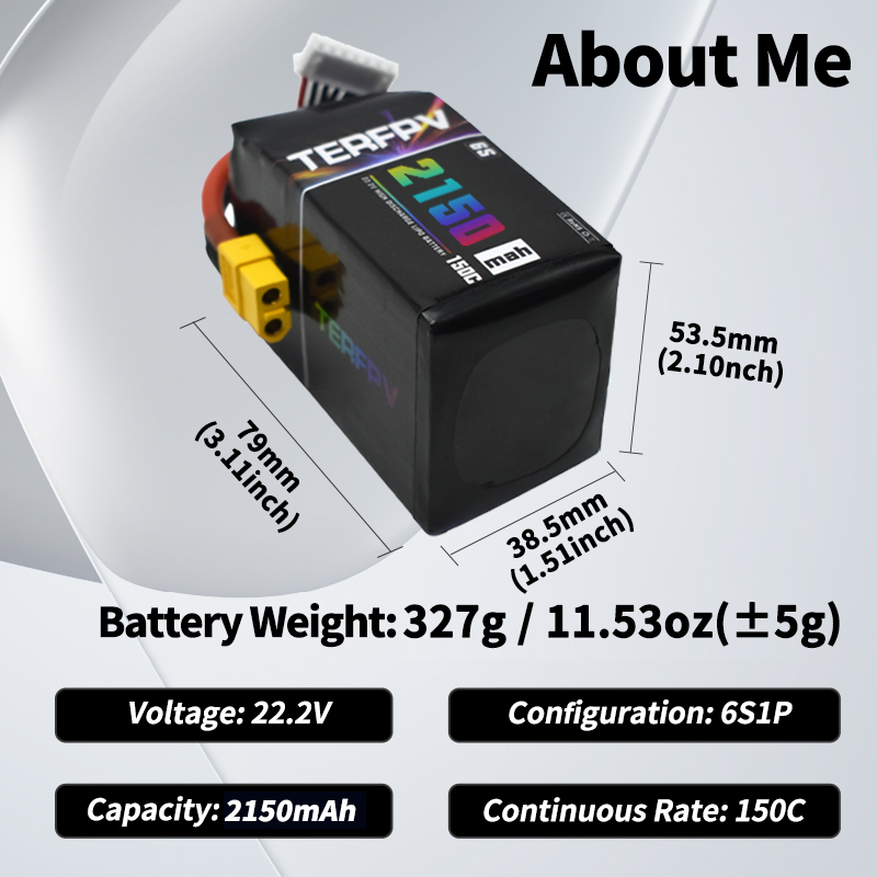 TERFPV Lipo Battery 6S 22.2V 1 - Rc Helicopter Battery avis et prix