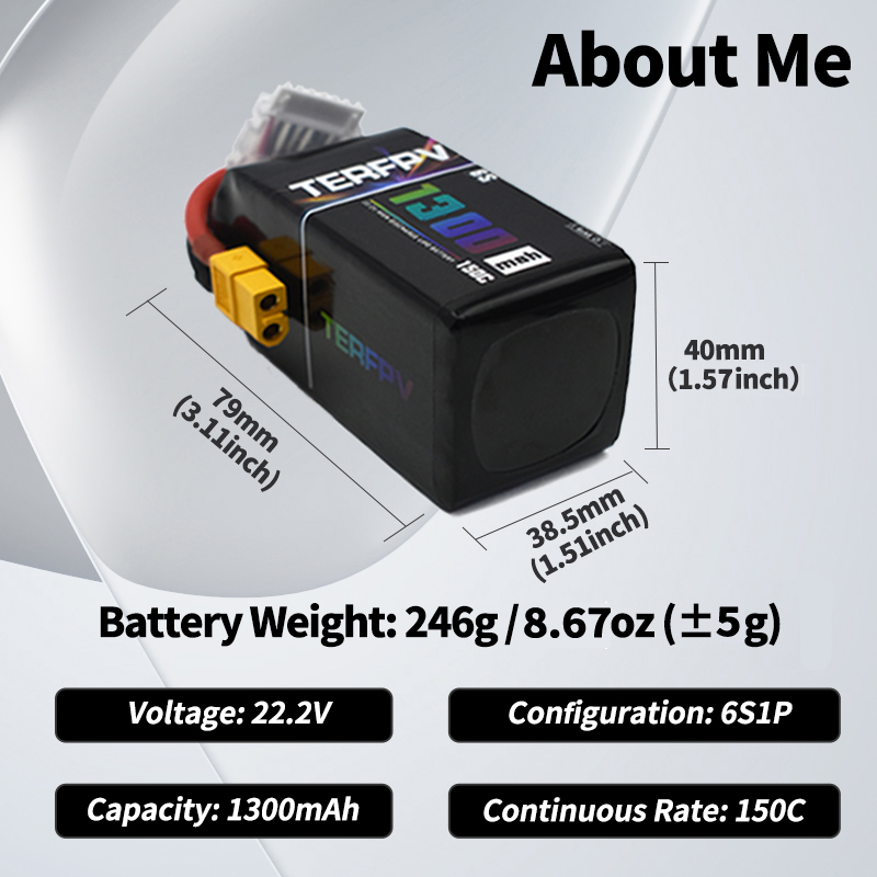 TERFPV Lipo Battery 6S 22.2V 1 - Rc Helicopter Battery avis et prix