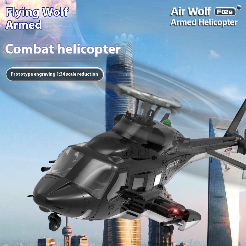 Yuxiang F02s Flying Wolf Armed - Rc Helicopter Nitro avis et prix