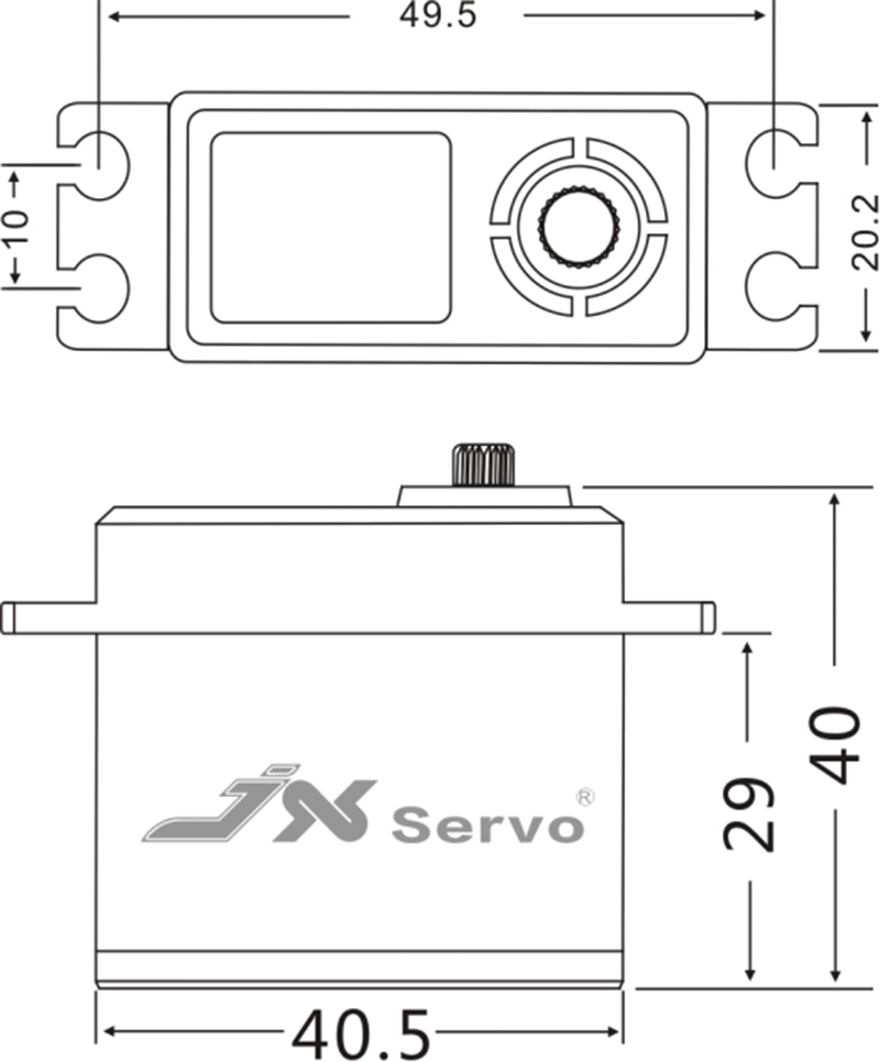 JX Servo CLS-6322HV 22KG High  - Rc Helicopter Servo avis et prix
