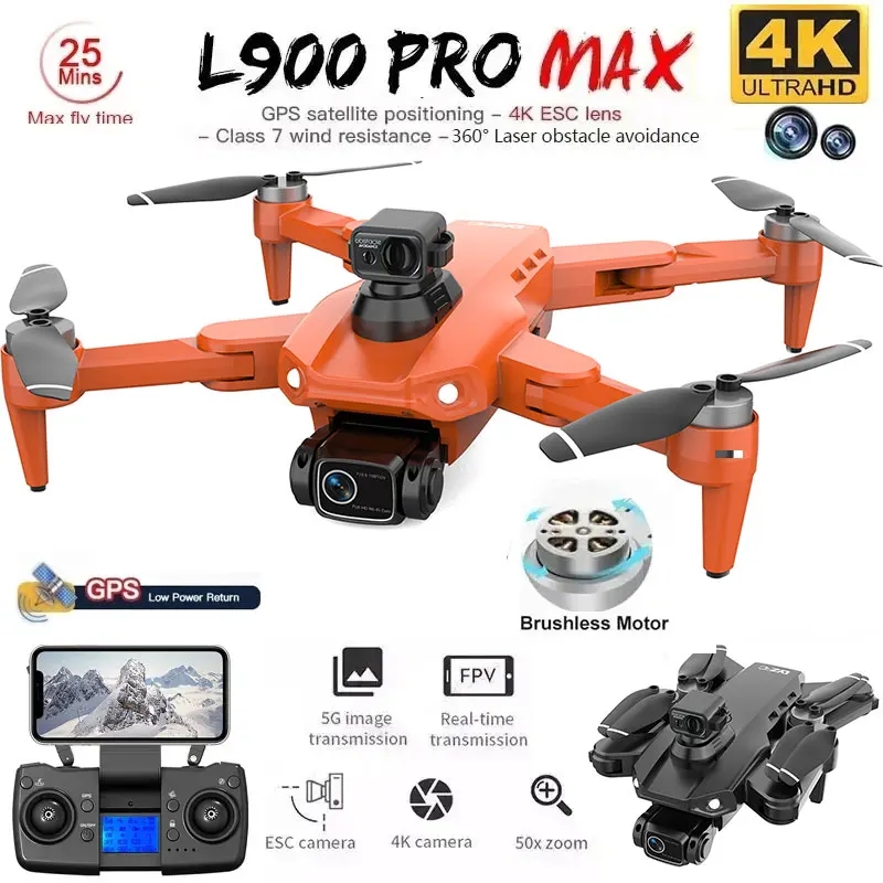L900 Pro MAX GPS Drone 4K Prof - Rc Helicopter Electric avis et prix