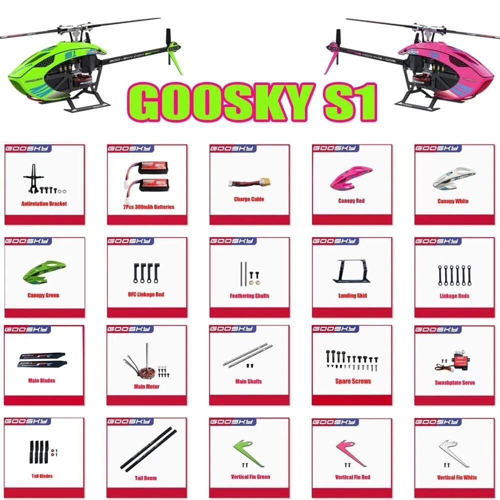 Goosky S1 Helicopter RCElectri - Rc Helicopter Blade avis et prix