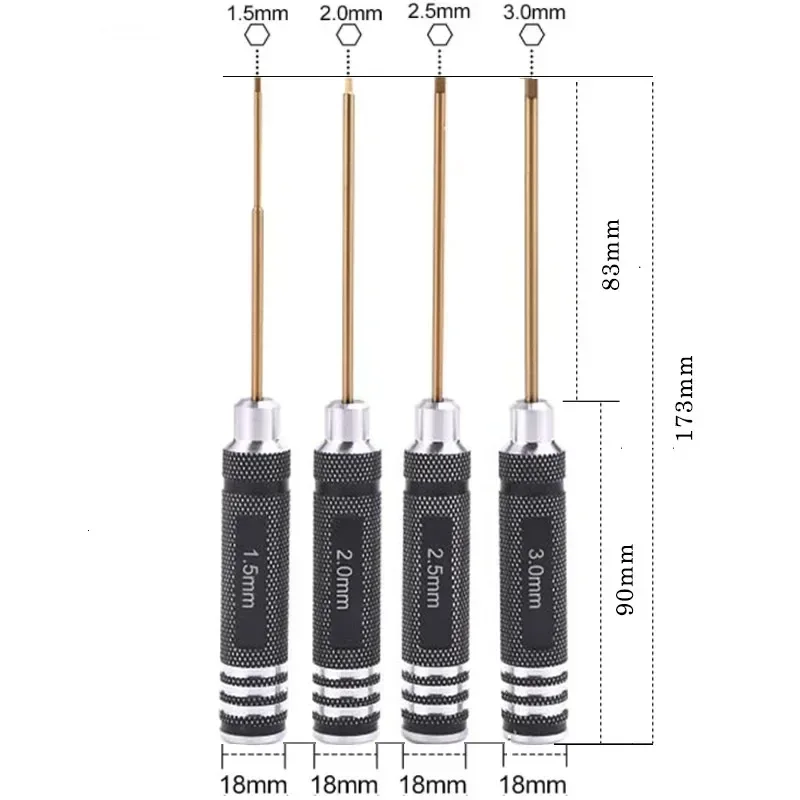0.9/1.27/ 1.3/ 1.5/ 2.0/ 2.5/  - Rc Helicopter Tool Kit avis et prix