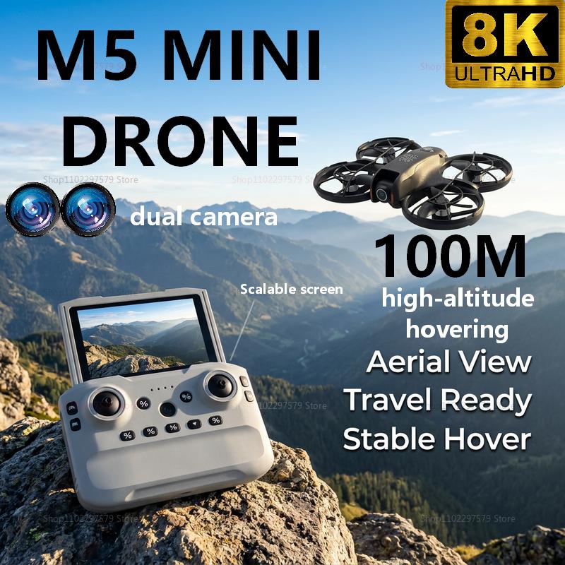 2026 New M5 Mini Drone 8K HD C - Rc Helicopter Gyro avis et prix