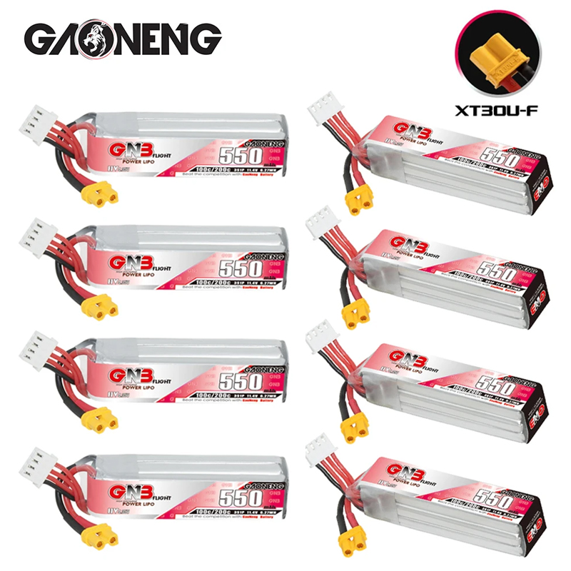 GNB HV 11.4V 550mAh 100C/200C  - Rc Helicopter Coaxial avis et prix