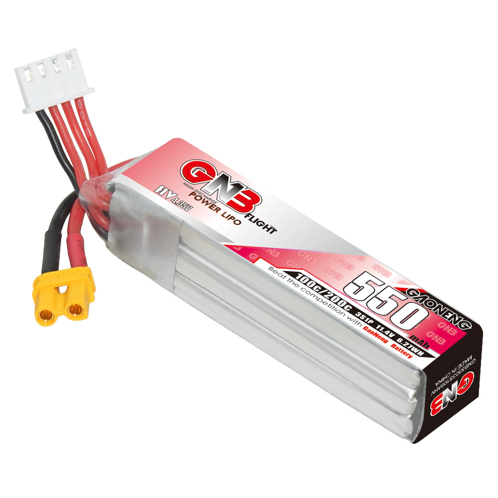 GNB HV 11.4V 550mAh 100C/200C  - Rc Helicopter Coaxial avis et prix