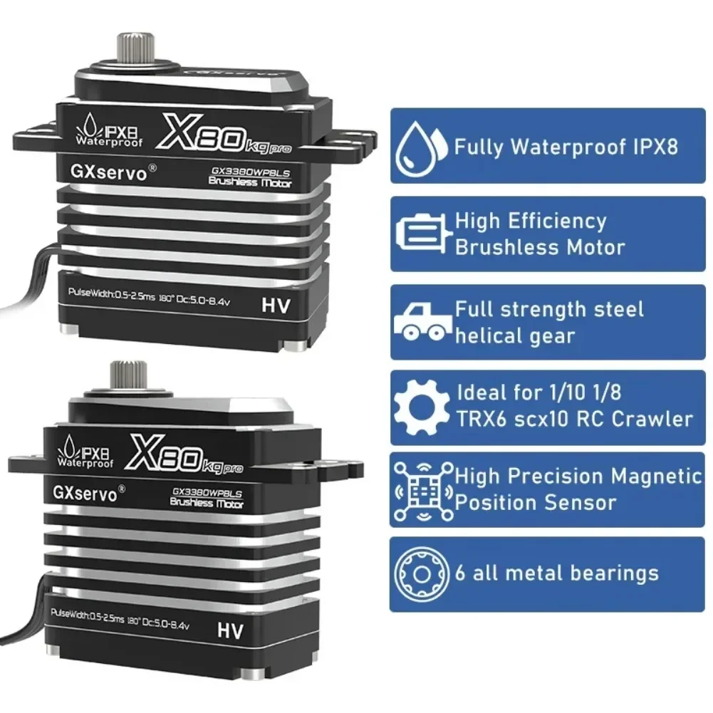 80KG Digital Servo Motor All M - Rc Helicopter Servo avis et prix