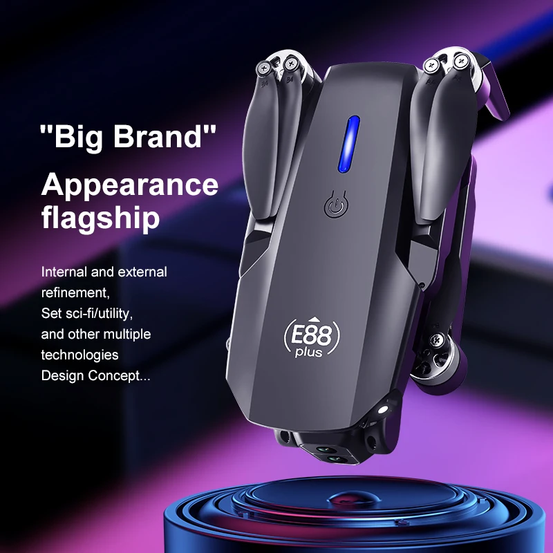 New E88 Plus Quadcopter Drone: - Rc Helicopter Electric avis et prix