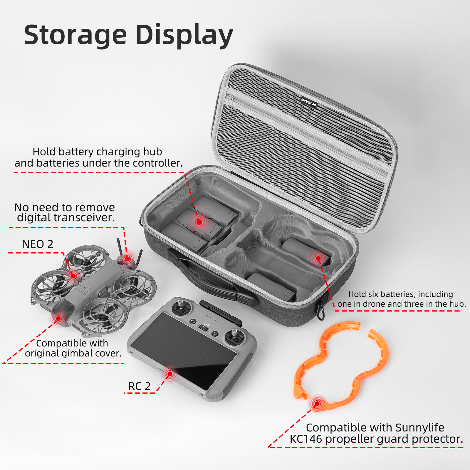 Portable Carrying Case For DJI - Rc Helicopter Bag avis et prix