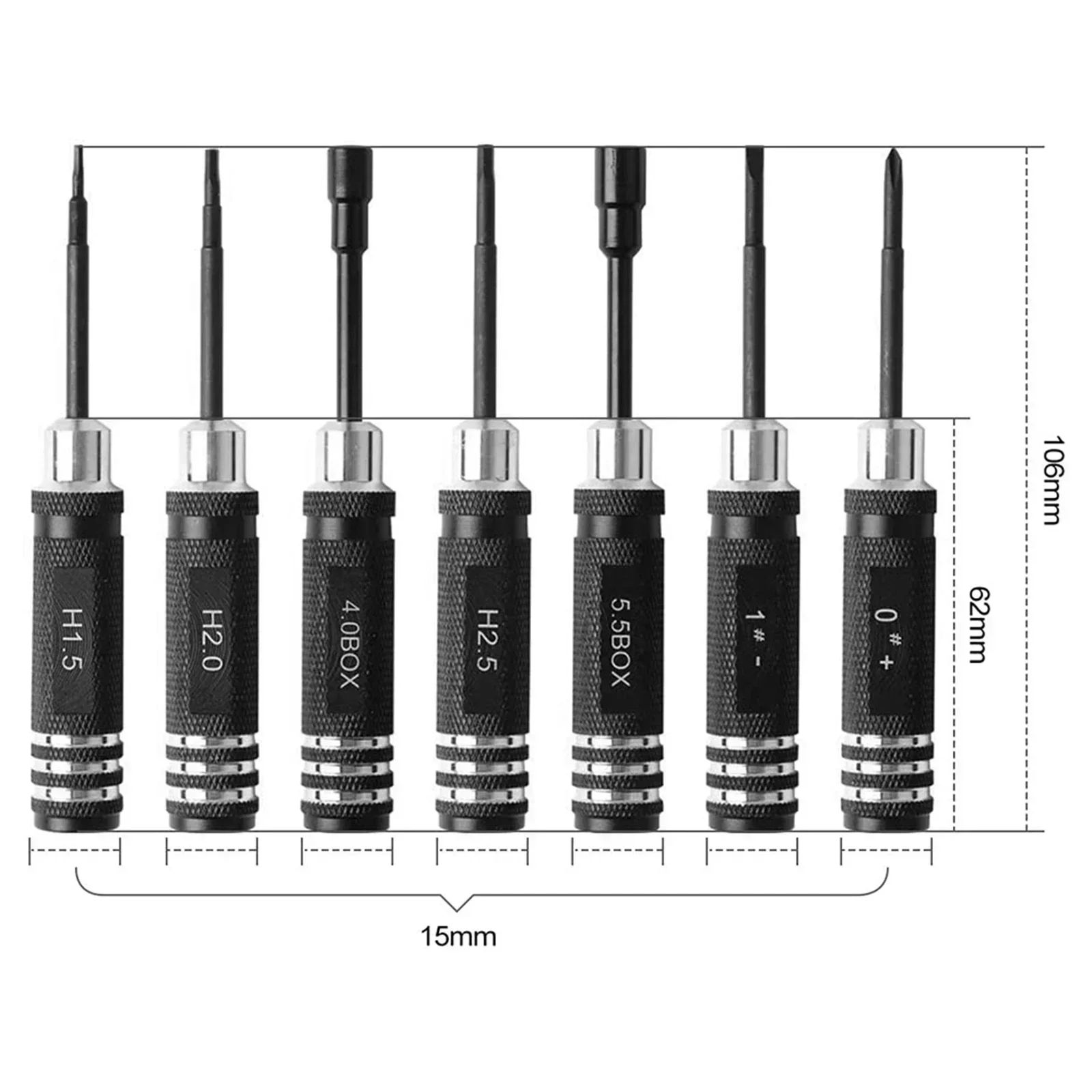 7 pcs Steel Screwdriver Set RC - Rc Helicopter Tool Kit avis et prix