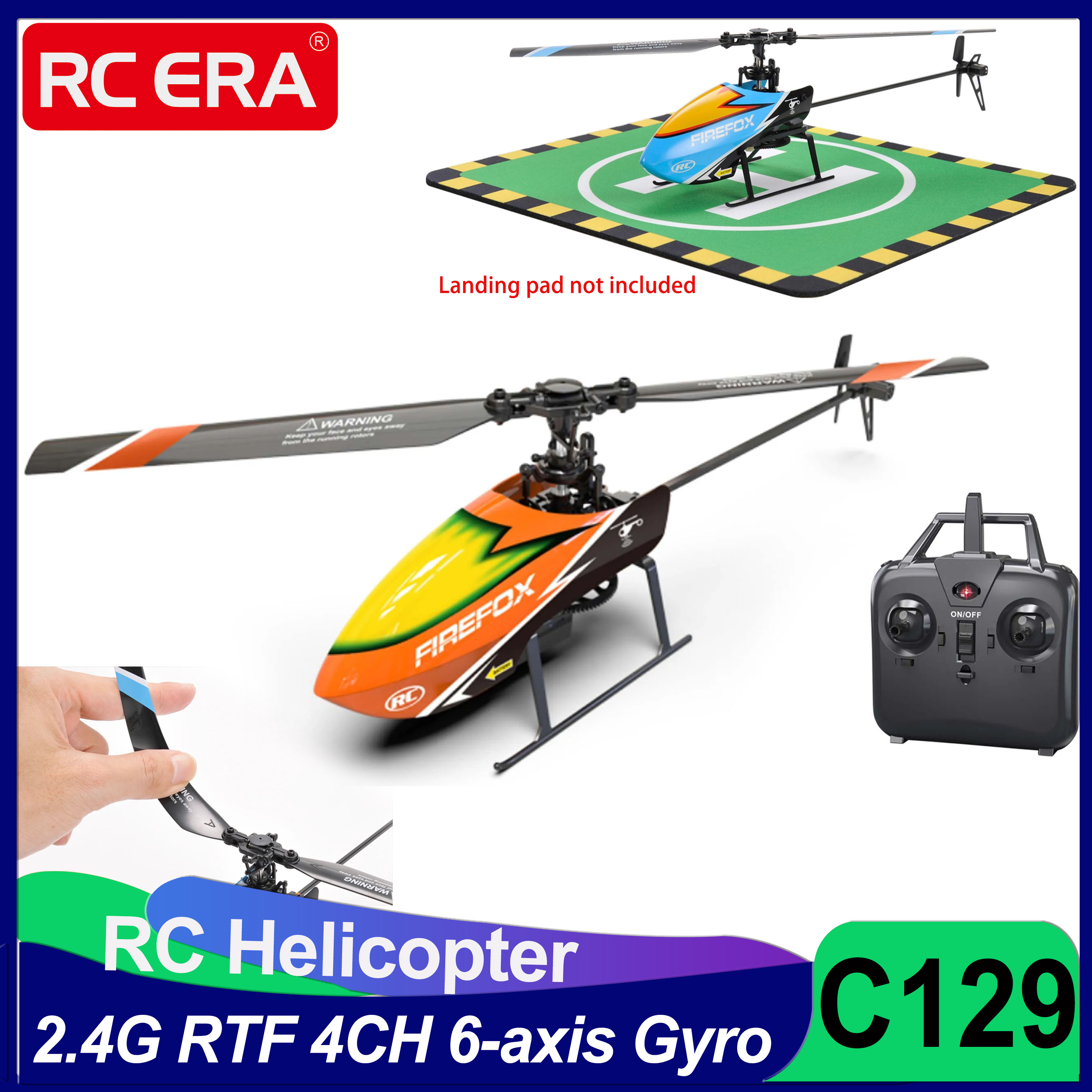 C129 RC Helicopter RTF 4CH 6-a - Rc Helicopter Single Rotor avis et prix