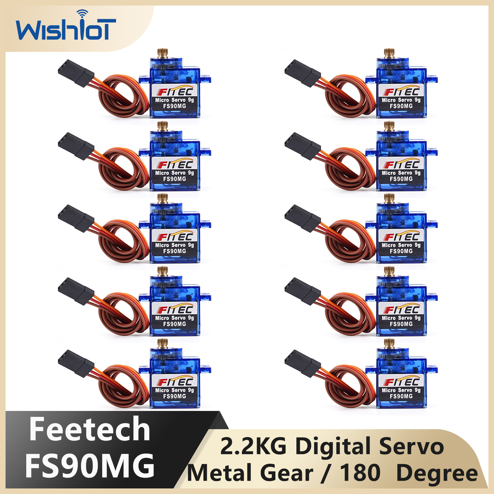 Feetech FS90MG 2.2KG 9g Digita - Rc Helicopter Servo avis et prix