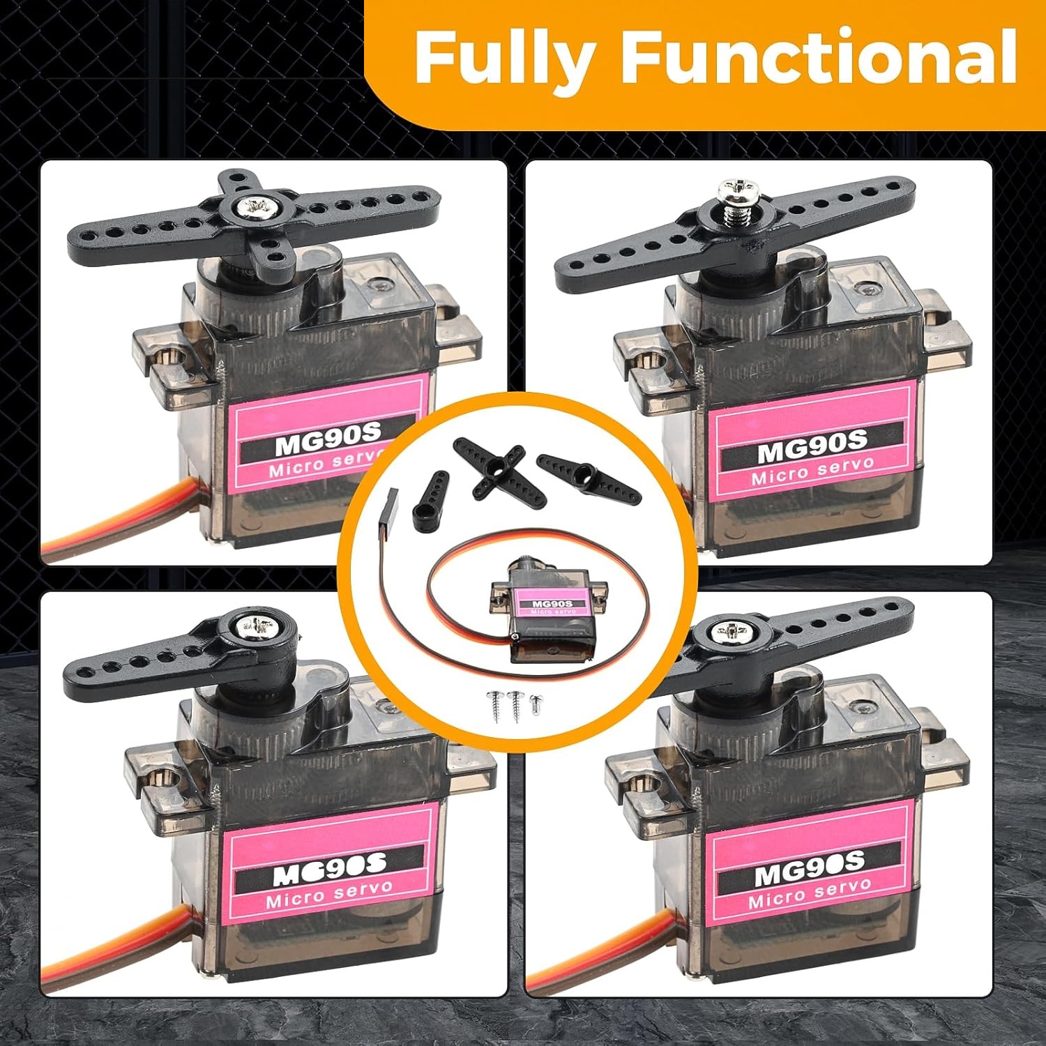 4pcs Micro Servo Metal Gear 90 - Rc Helicopter Mini avis et prix