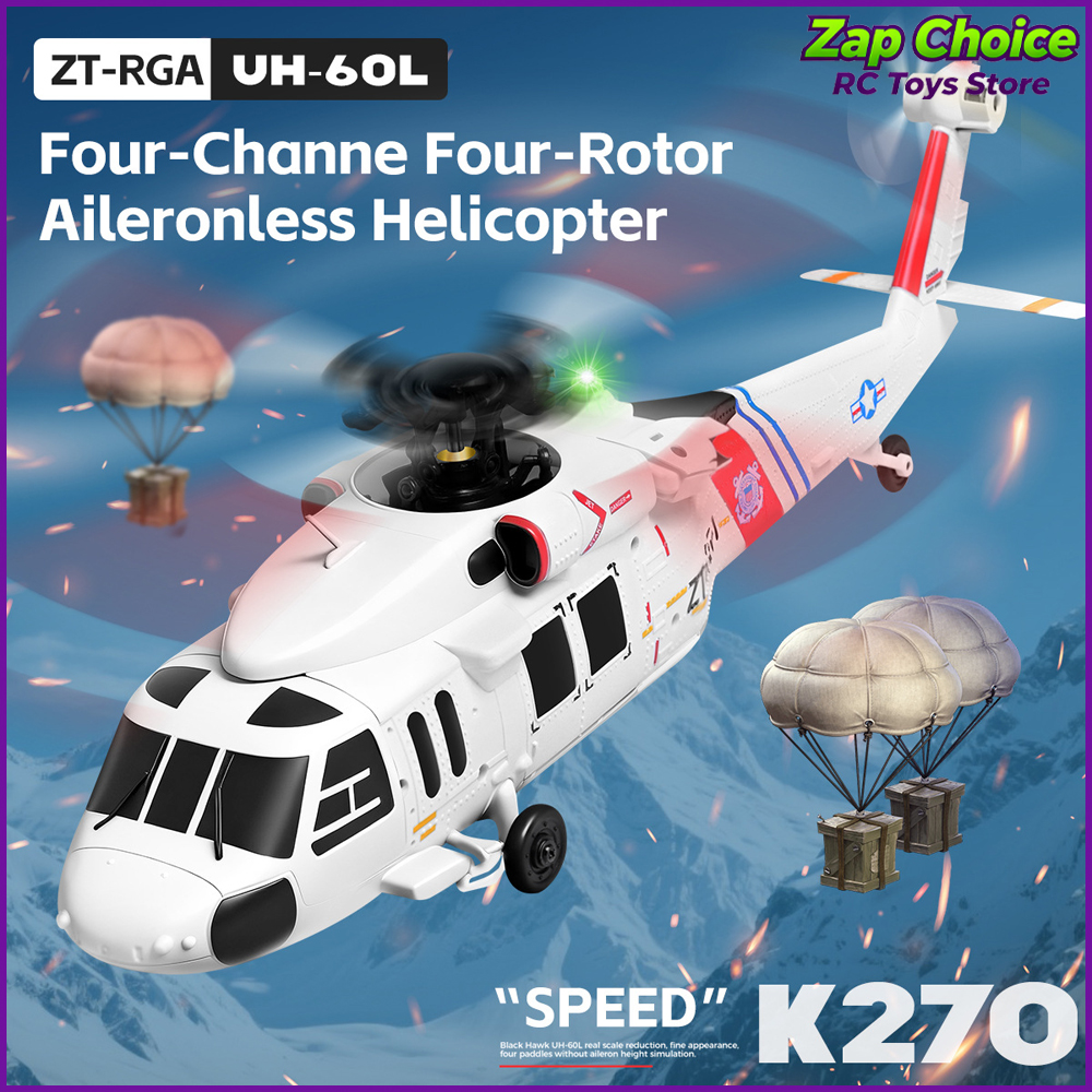 Wltoys K270 Black Hawk UH-60L  - Rc Helicopter Gyro avis et prix
