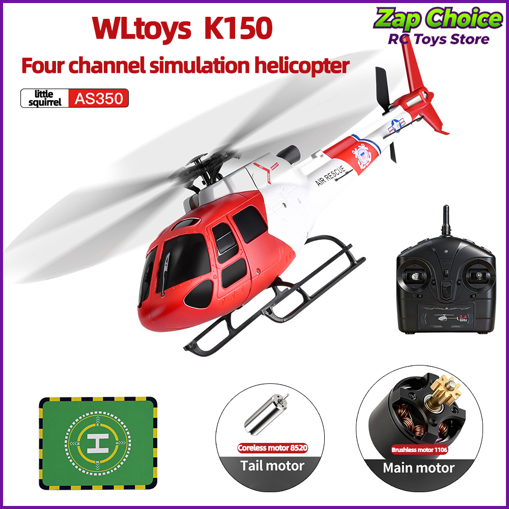 WLtoys XK K150 AS350 Brushless - Rc Helicopter Gyro avis et prix
