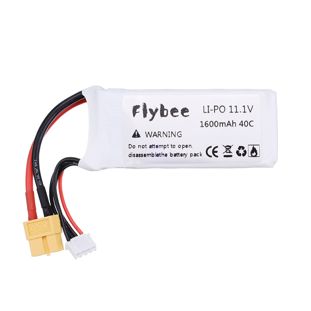 2pcs High Rate 40C 11.1V 1600m - Rc Helicopter Battery avis et prix