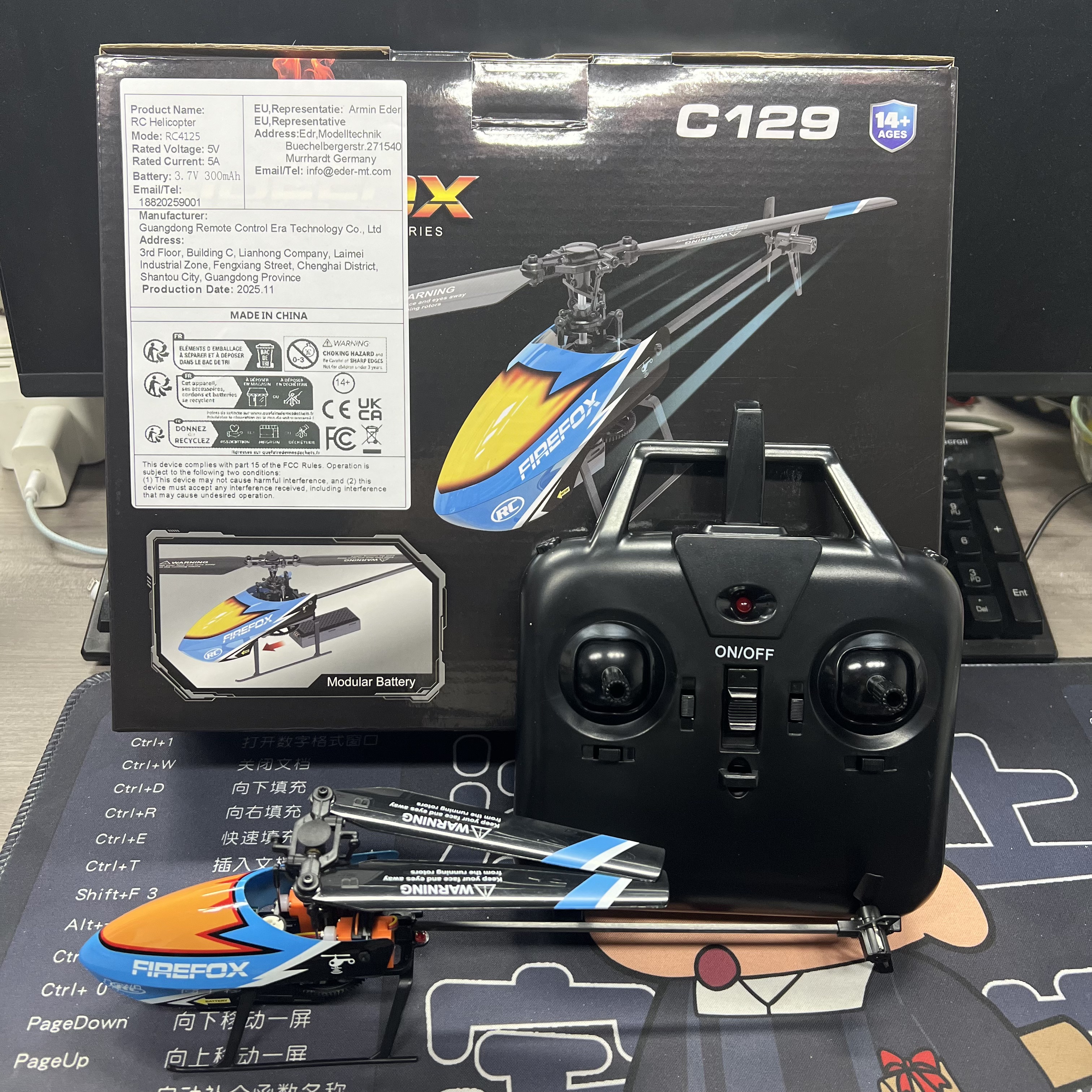 RC ERA C129 Helicopter 4 Chann - Rc Helicopter Single Rotor avis et prix